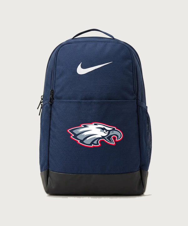 Pequot Lakes High School Football (Boys) - Midnight Navy Nike Brasilia Medium Backpack NKDH7709