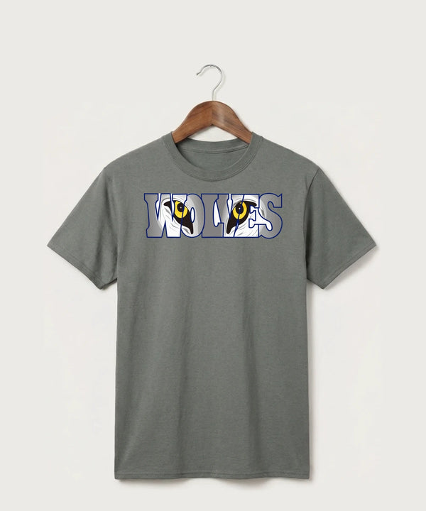 Walker Hackensack Akeley Volleyball (Girls) - Medium Grey Port & Co Core Cotton Tee. PC54