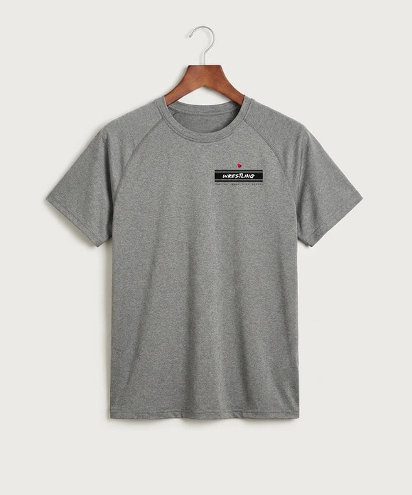 GF E2E Test 01 Wrestling - Gray Tee