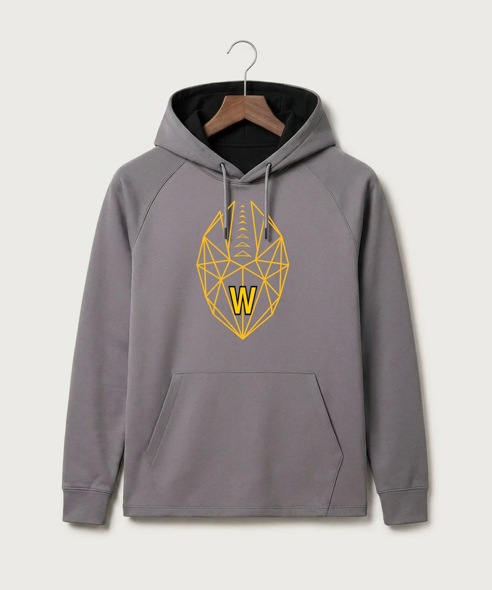 Warroad High School Football (Boys) - Gray Hoodie