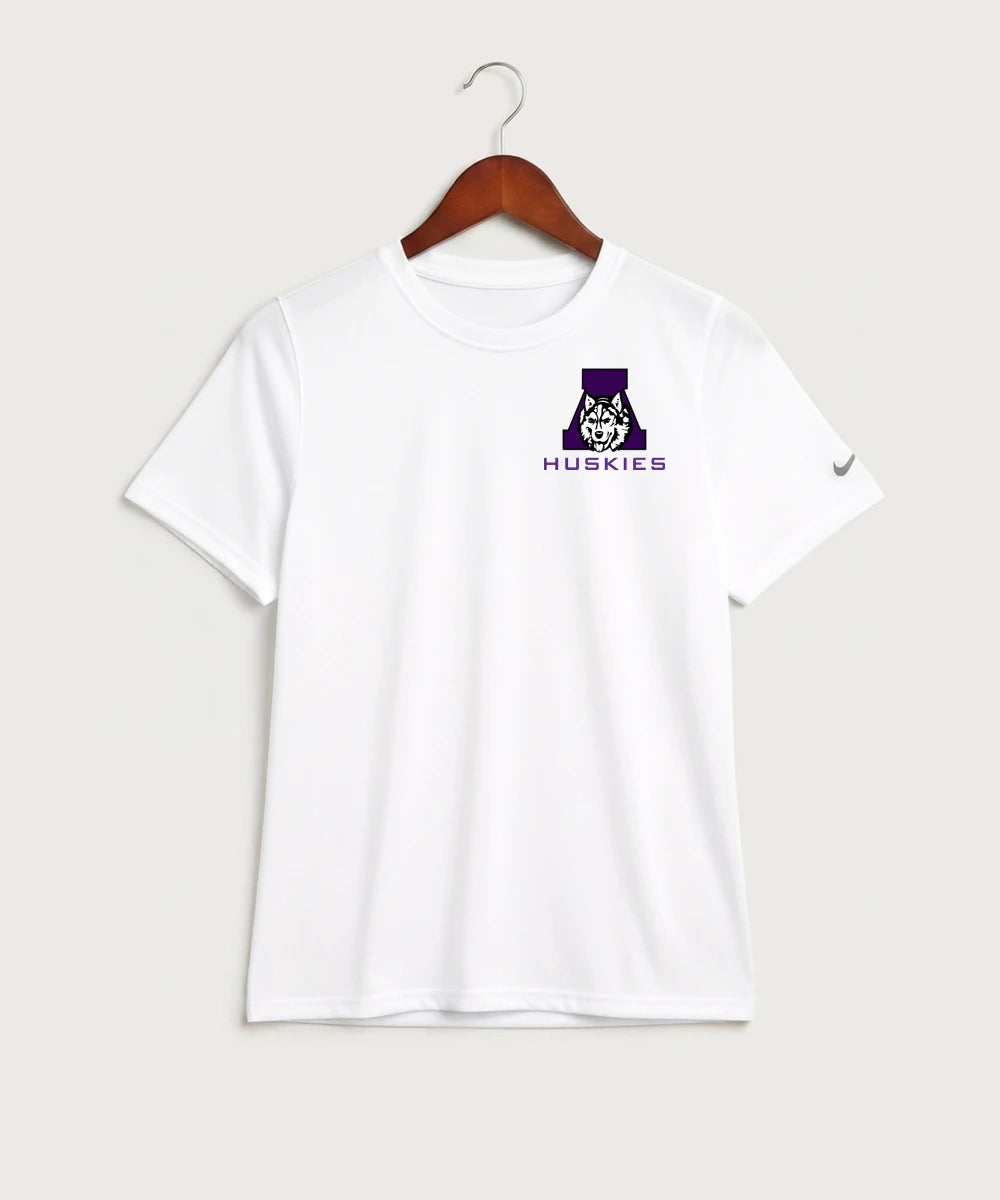 Albany High School Football (Boys) - White Nike Youth Swoosh Sleeve rLegend Tee NKDX8787