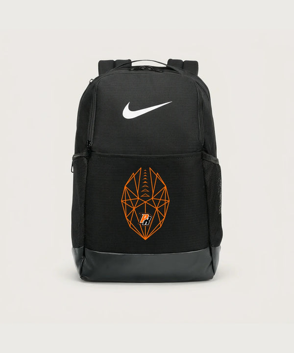 Park Rapids Area High School Football (Boys) - Black Nike Brasilia Medium Backpack NKDH7709