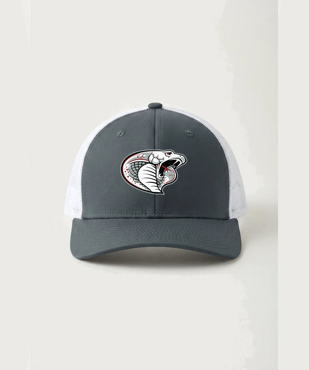 Triton High School Volleyball (Girls) - Iron Grey/ White Sport-Tek Club Trucker Cap STC46