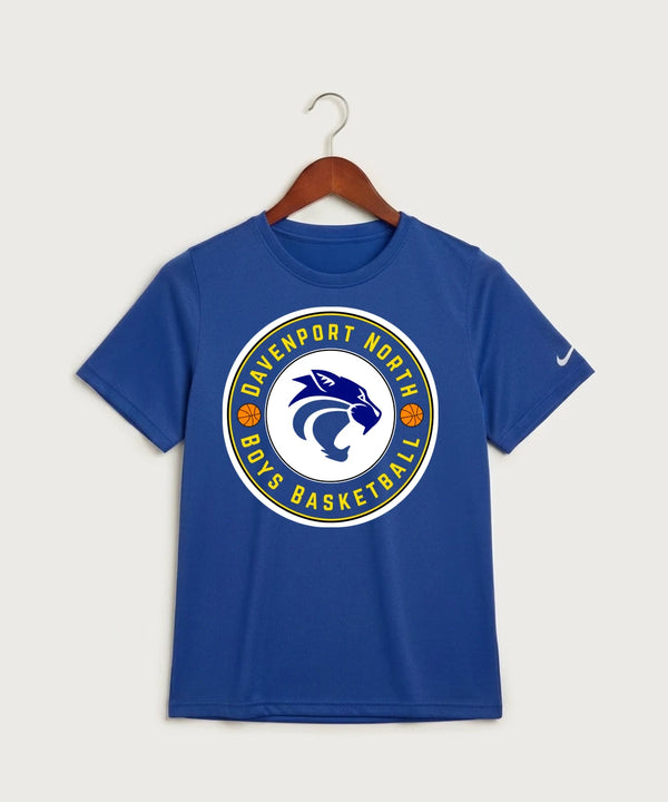 GF E2E Test 05 Boys Basketball - Game Royal Nike Youth Swoosh Sleeve rLegend Tee NKDX8787