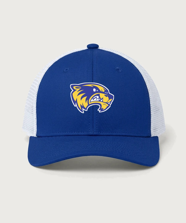 Wadena Deer Creek High School Football (Boys) - True Royal/ White Sport-Tek Club Trucker Cap STC46