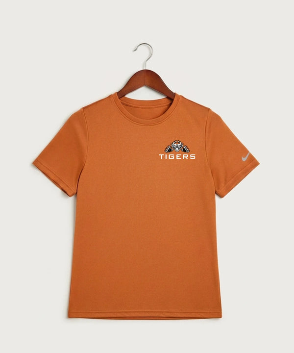 Pine River Backus High School Football (Boys) - Desert Orange Nike Youth Swoosh Sleeve rLegend Tee NKDX8787