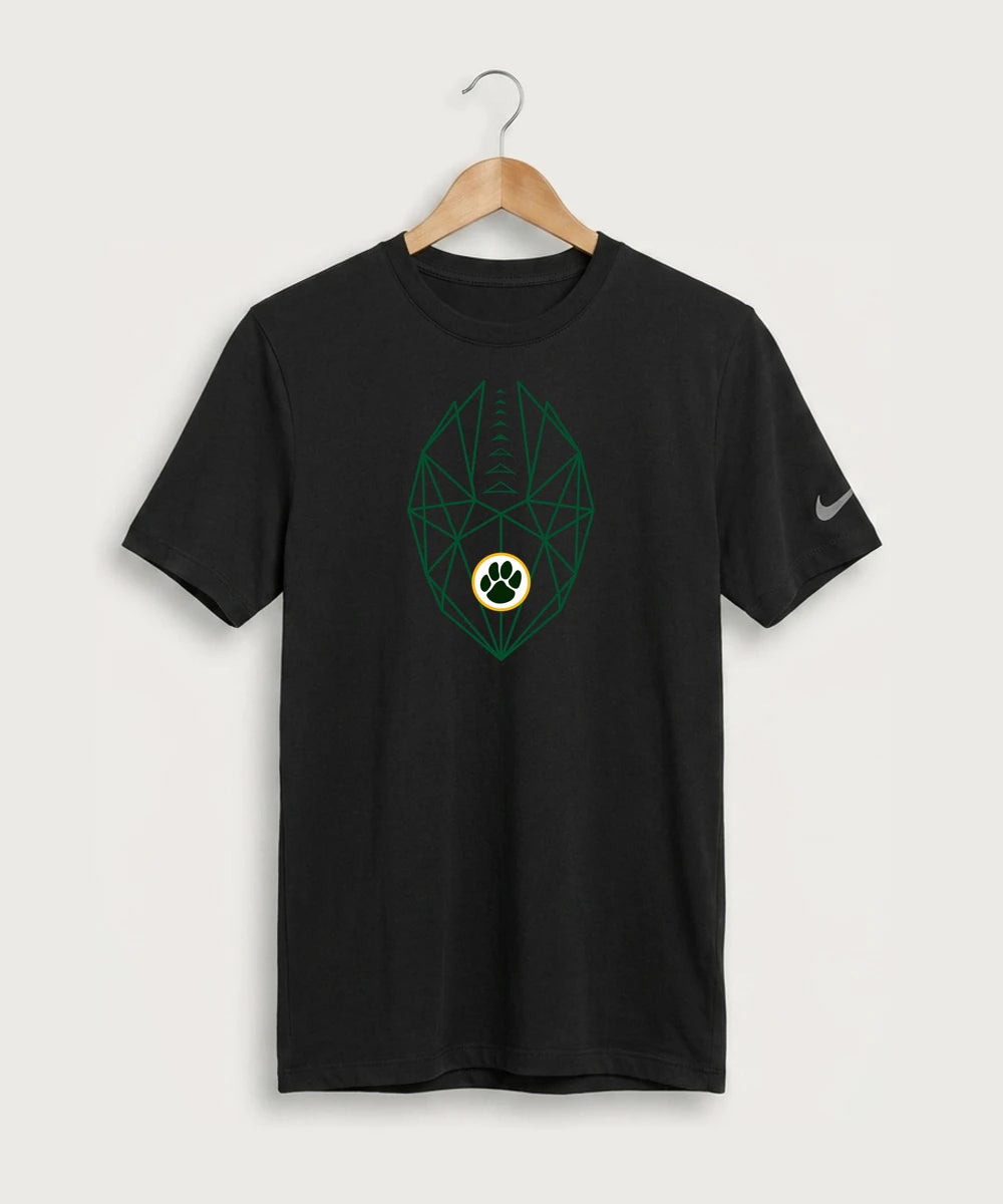 Ashwaubenon High School Football (Boys) (Sandbox) - Black Nike Swoosh Sleeve rLegend Tee NKDX8730