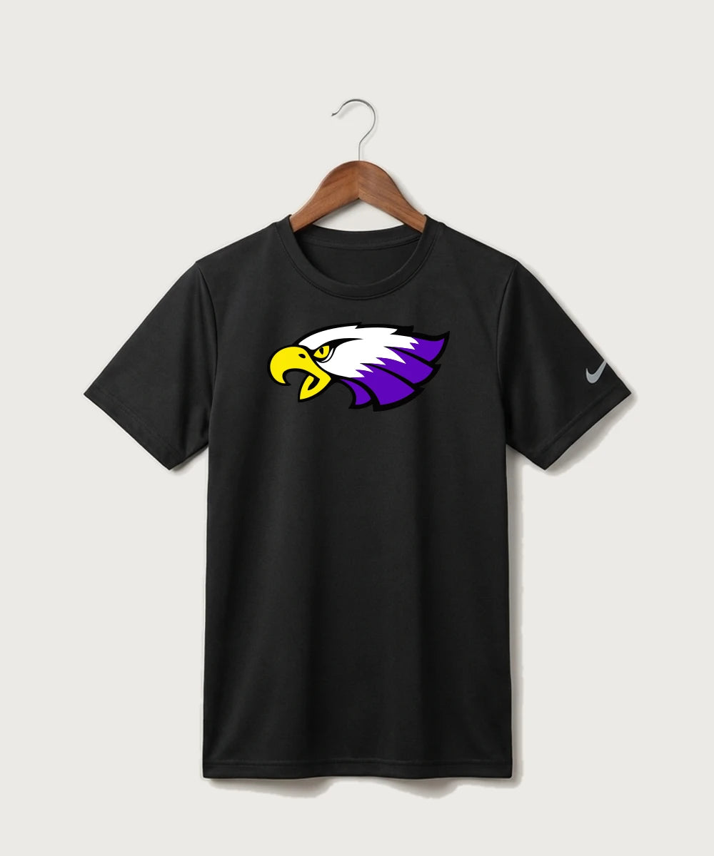 Red Wing High School Football - Black Nike Youth Swoosh Sleeve rLegend Tee NKDX8787