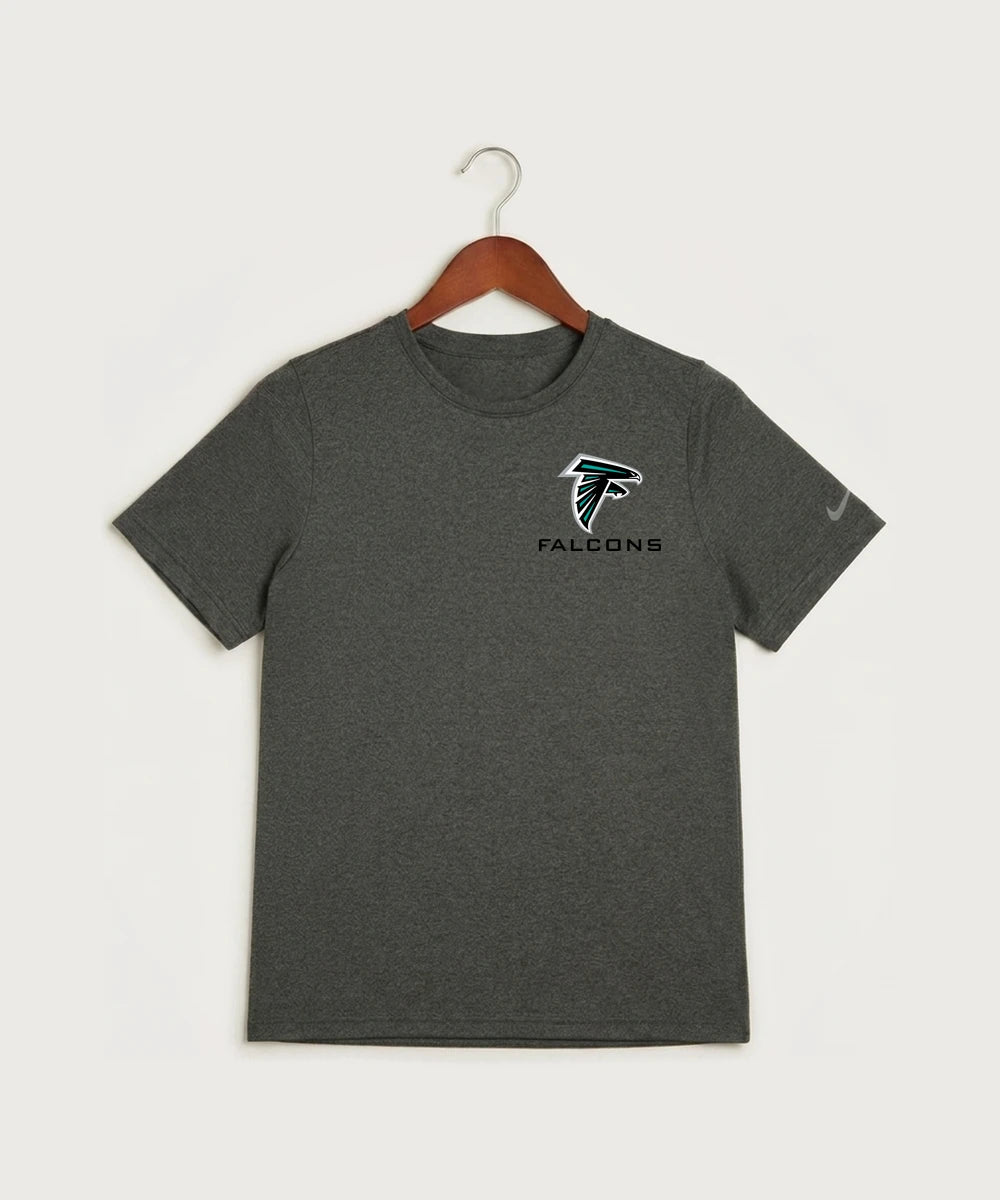 Fillmore Central High School Football (Boys) - Dark Smoke Heather Nike Youth Swoosh Sleeve rLegend Tee NKDX8787