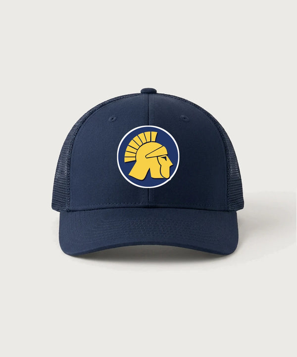 Wausau West High School Cheer - True Navy/ True Navy Sport-Tek Club Trucker Cap STC46