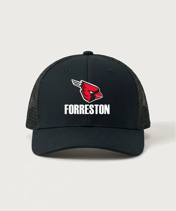 Forreston Basketball - Black/ Black Sport-Tek Club Trucker Cap STC46