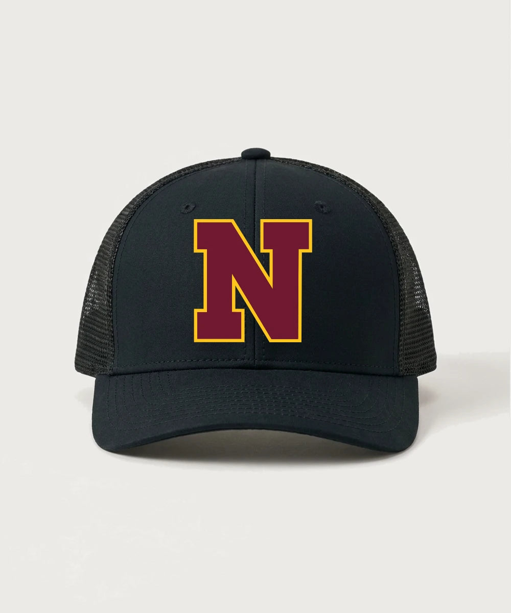 Northfield High School Volleyball (Girls) - Black/ Black Sport-Tek Club Trucker Cap STC46