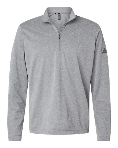 Ashwaubenon High School Football (Boys) - Grey Three Melange Men's Ultimate365 Lightweight Quarter-Zip Pullover (model)