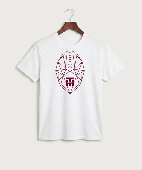 Two Harbors High School Football (Boys) - White Port & Co Core Cotton Tee. PC54