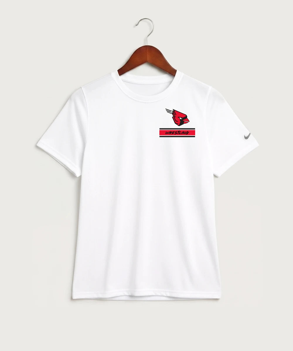 Forreston Wrestling - White Nike Youth Swoosh Sleeve rLegend Tee NKDX8787