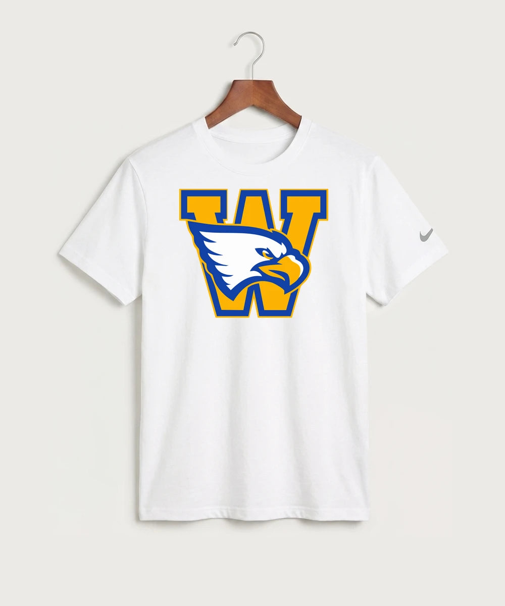 Windom Area High School Football (Boys) - White Nike Swoosh Sleeve rLegend Tee NKDX8730