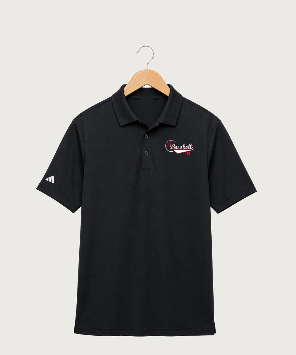 Forreston Baseball - Black Polo