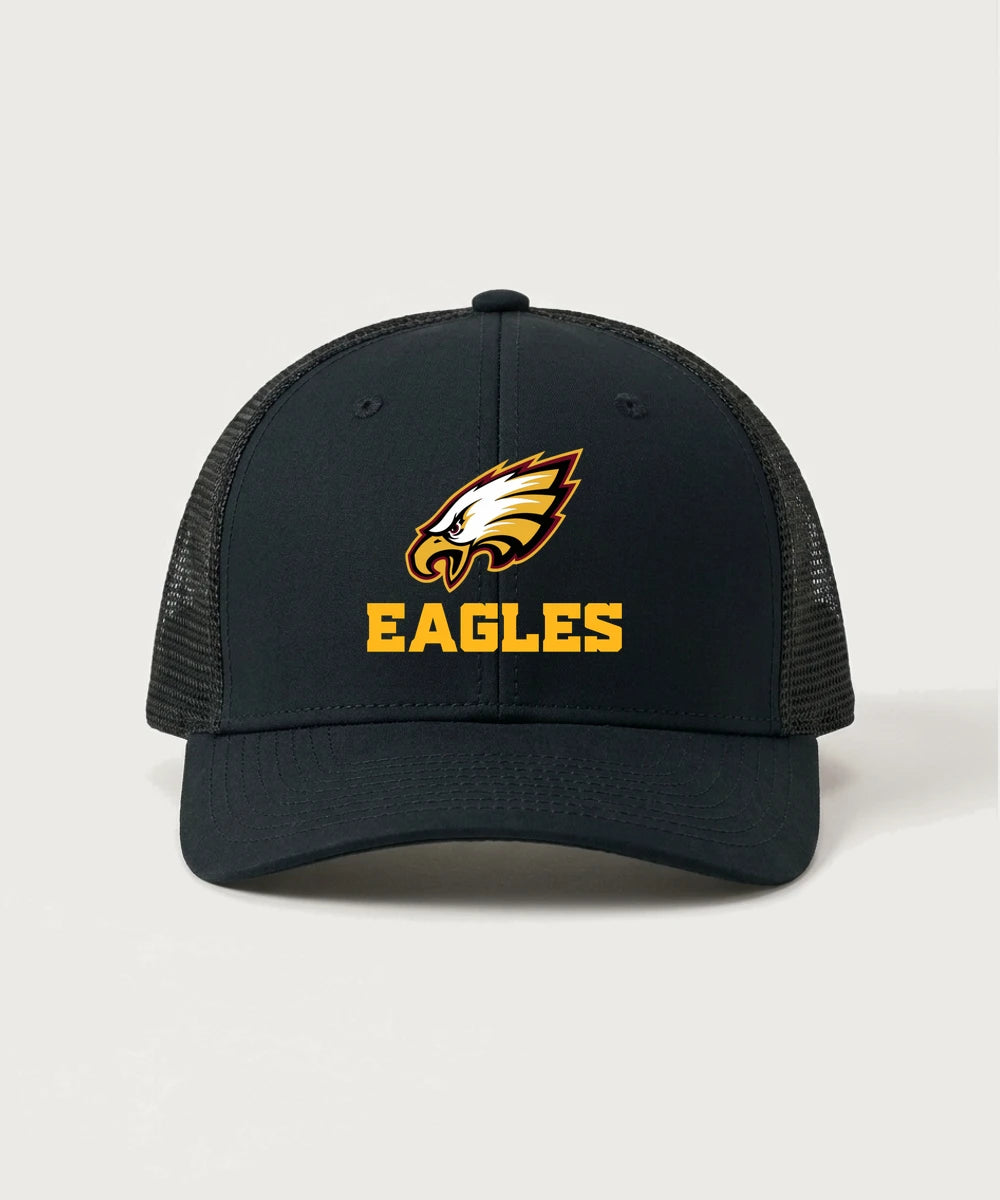 Dover-Eyota High School Volleyball (Girls) - Black/ Black Sport-Tek Club Trucker Cap STC46