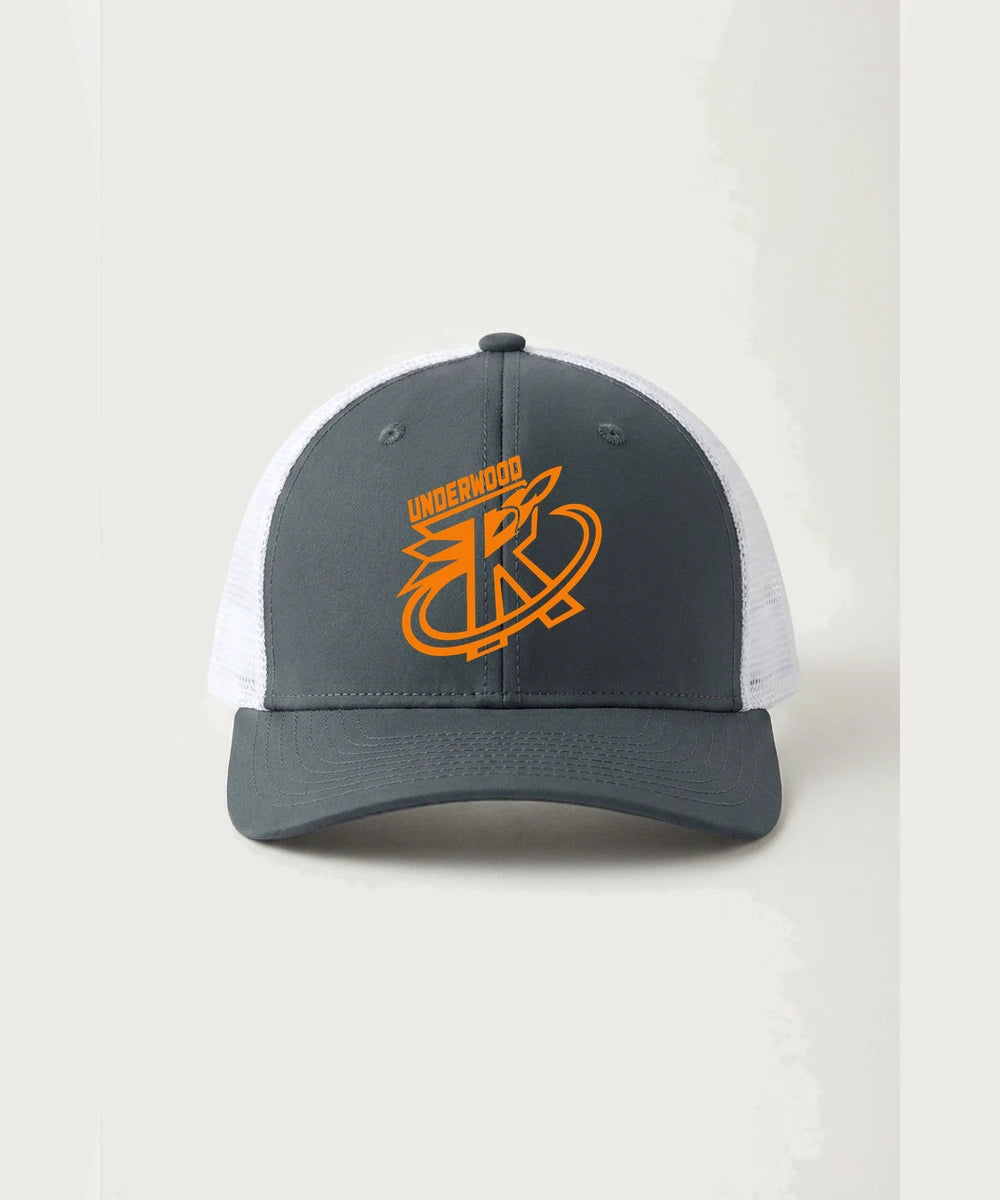 Underwood High School Football (Boys) - Iron Grey/ White Sport-Tek Club Trucker Cap STC46