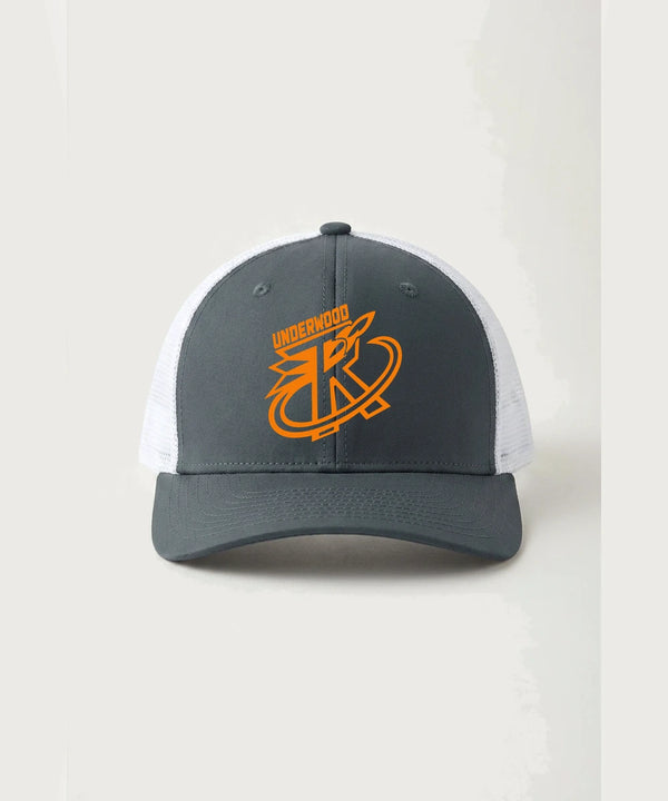 Underwood High School Football (Boys) - Iron Grey/ White Sport-Tek Club Trucker Cap STC46