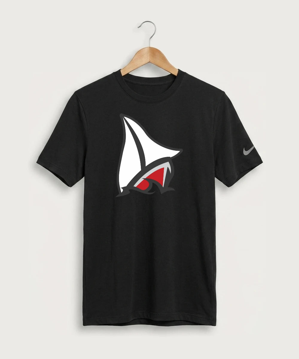Detroit Lakes Community High School Football (Boys) - Black Nike Swoosh Sleeve rLegend Tee NKDX8730
