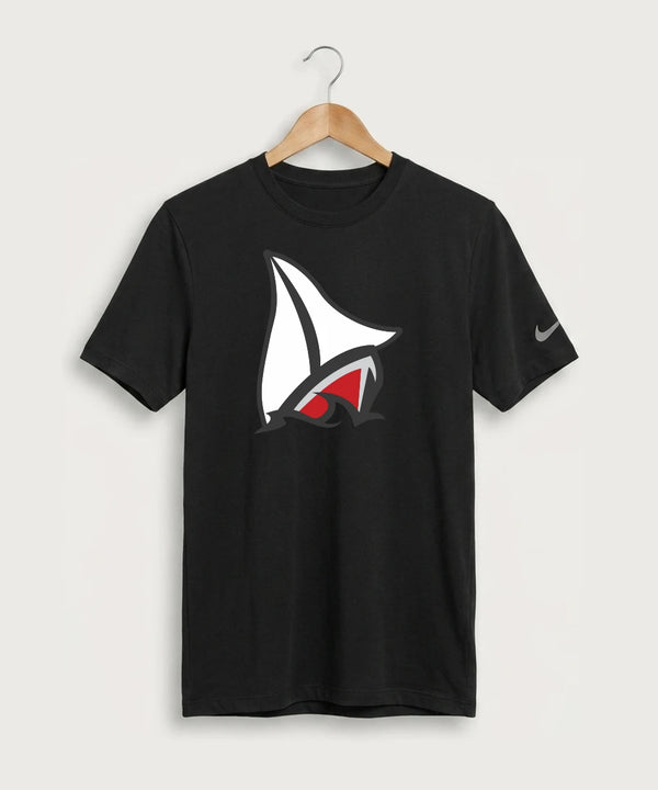 Detroit Lakes Community High School Football (Boys) - Black Nike Swoosh Sleeve rLegend Tee NKDX8730
