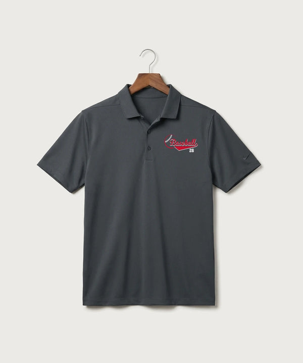 GF E2E Test 04 Baseball - Anthracite Polo