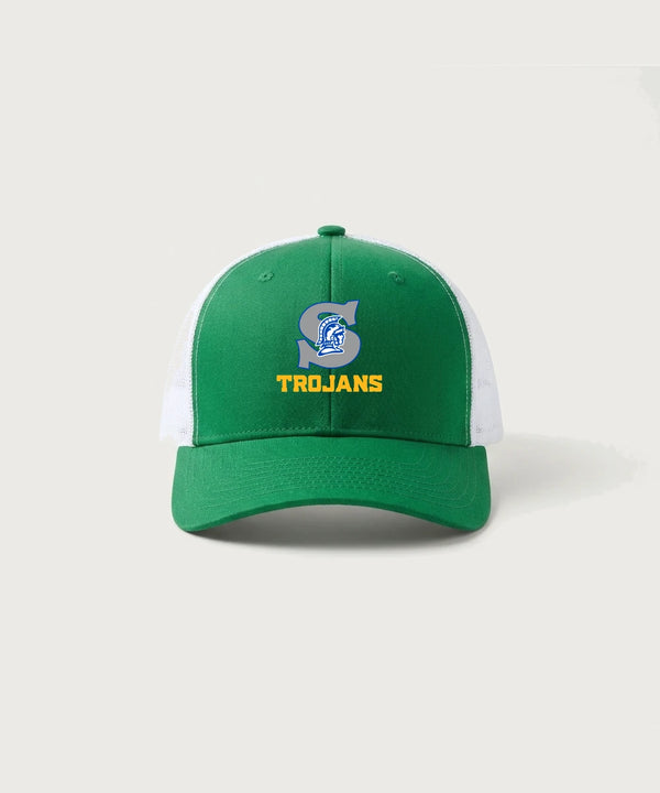 Green Bay Southwest High School Volleyball (Girls) - True Kelly Green/ White Sport-Tek Club Trucker Cap STC46