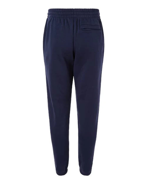 Green Bay Southwest High School Volleyball (Girls) - Midnight Navy/ White Men's Icon Fleece Joggers — back