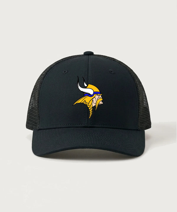 Hayfield High School Volleyball (Girls) - Black/ Black Sport-Tek Club Trucker Cap STC46