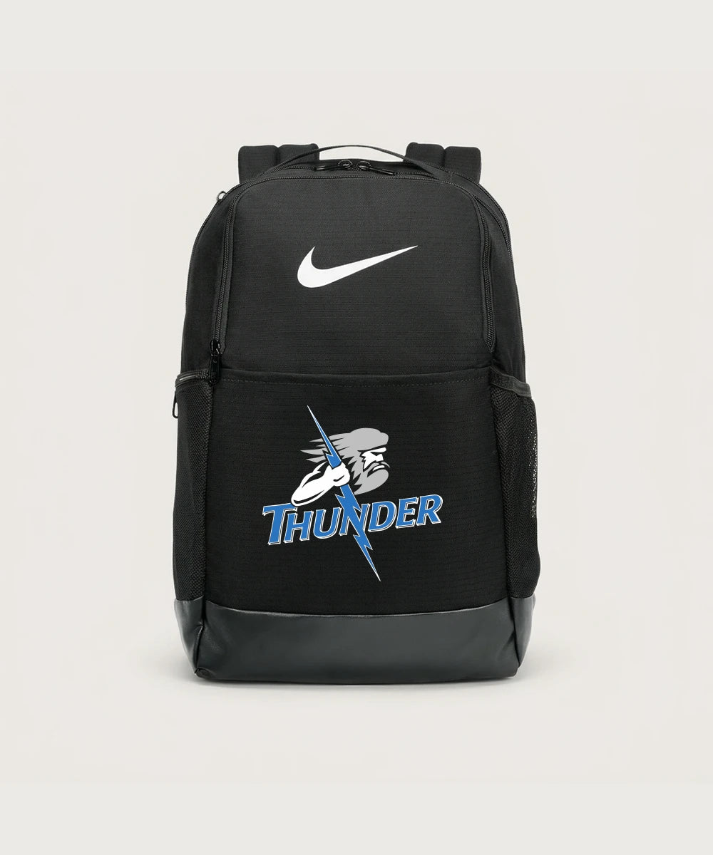 Long Prairie Grey Eagle High School Volleyball (Girls) - Black Nike Brasilia Medium Backpack NKDH7709