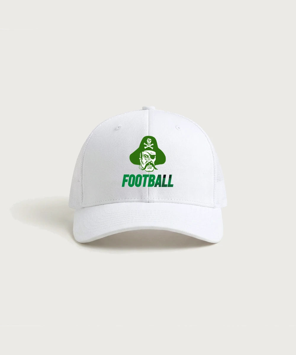 Verndale High School Football (Boys) - White/ White Sport-Tek Club Trucker Cap STC46