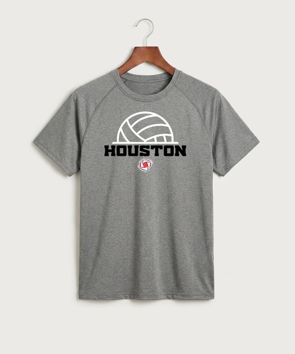 Houston Volleyball - Gray Tee