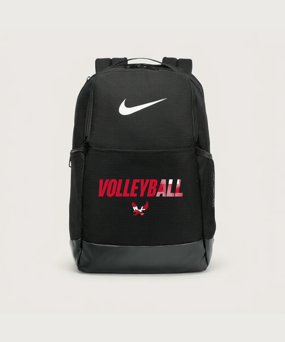 Wabasha Kellogg High School Volleyball (Girls) - Black Nike Brasilia Medium Backpack NKDH7709