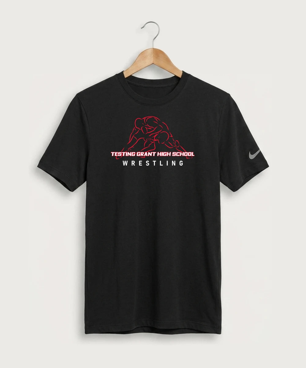 GF E2E Test 01 Wrestling - Black Nike Swoosh Sleeve rLegend Tee NKDX8730