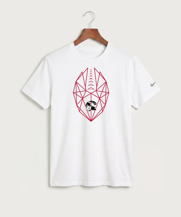 Border West Football (Boys) - White Nike Swoosh Sleeve rLegend Tee NKDX8730