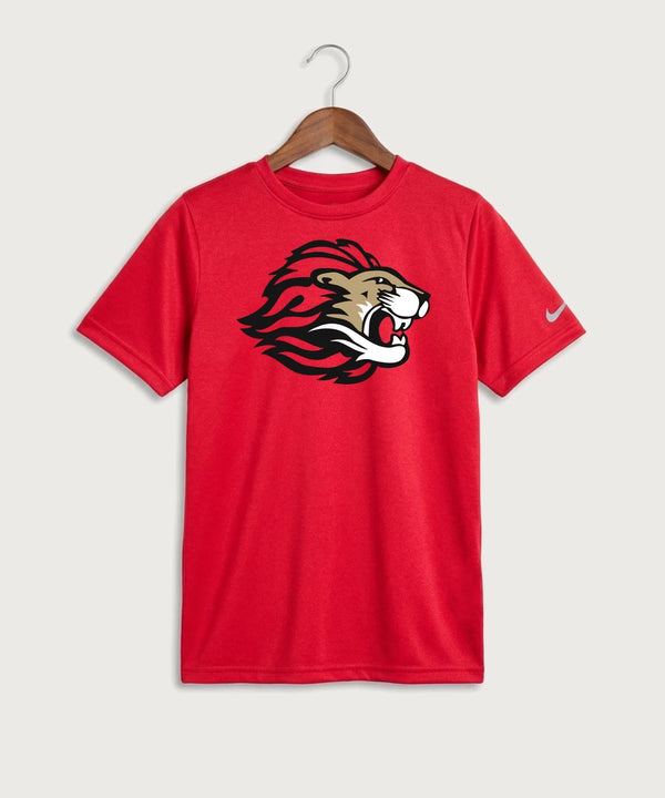 Spring Grove High School Football (Boys) - University Red Nike Youth Swoosh Sleeve rLegend Tee NKDX8787