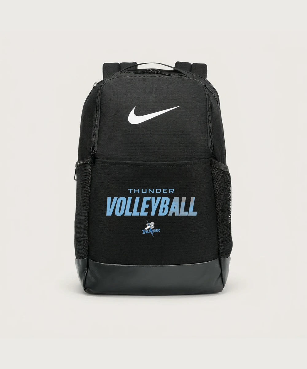 Long Prairie Grey Eagle High School Volleyball (Girls) - Black Nike Brasilia Medium Backpack NKDH7709