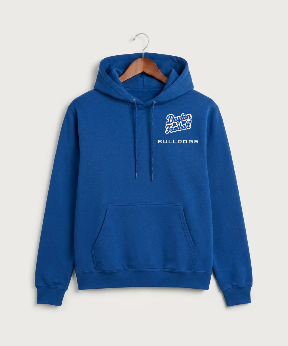 Jonathan Dayton High School Football Team Store - True Royal Port & Co Core Fleece Pullover Hooded Sweatshirt. PC78H