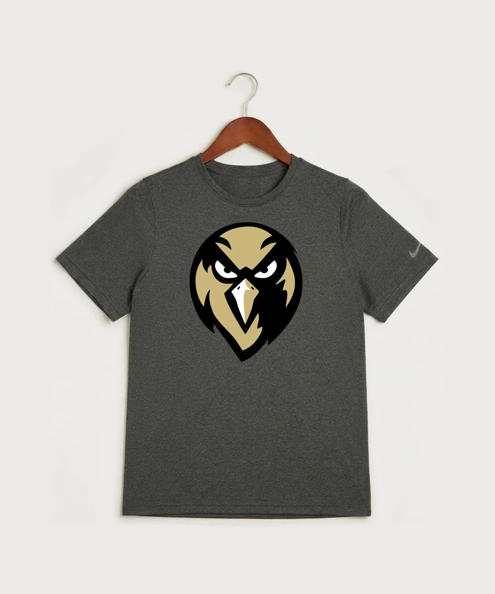 Hudson Catholic High School Soccer Team Store - Dark Smoke Heather Nike Youth Swoosh Sleeve rLegend Tee NKDX8787