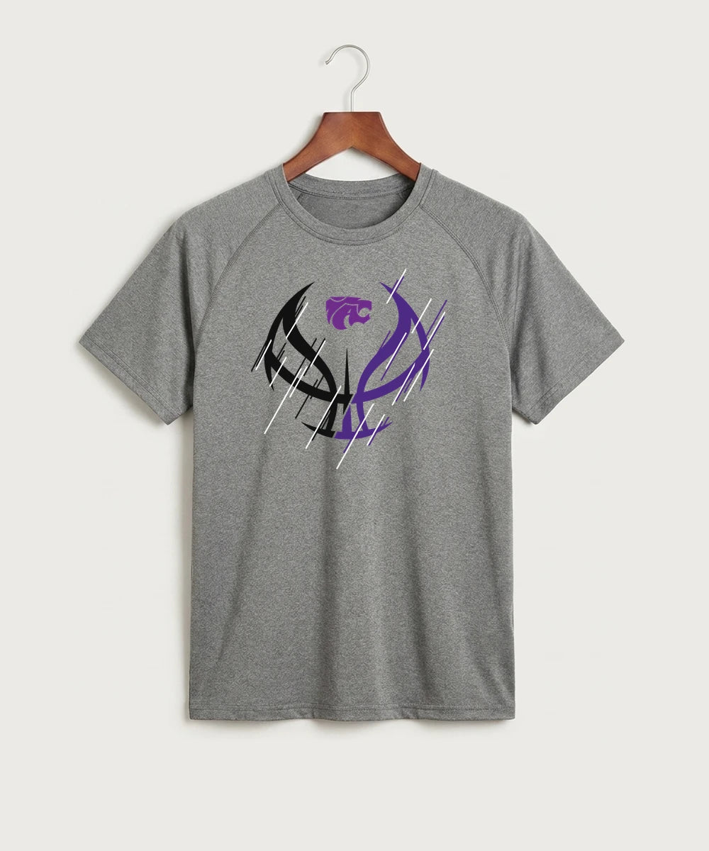 Axtell High School Basketball (Girls) Team Store - Gray Tee