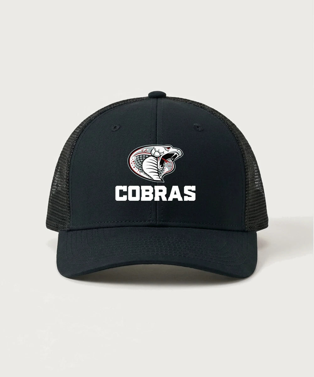 Triton High School Volleyball (Girls) - Black/ Black Sport-Tek Club Trucker Cap STC46