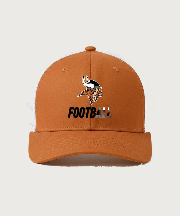 Littlefork Big Falls High School Football (Boys) - Texas Orange/ White Sport-Tek Club Trucker Cap STC46