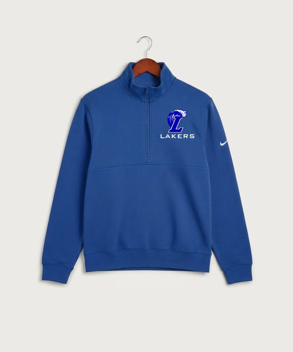 Lakeview High School Football (Boys) - Game Royal Nike Club Fleece Sleeve Swoosh 1/2-Zip NKDX6718