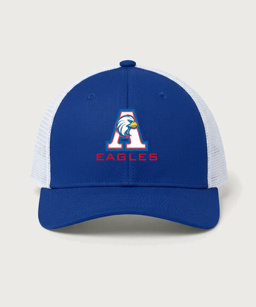 Apollo High School Football (Boys) - True Royal/ White Sport-Tek Club Trucker Cap STC46