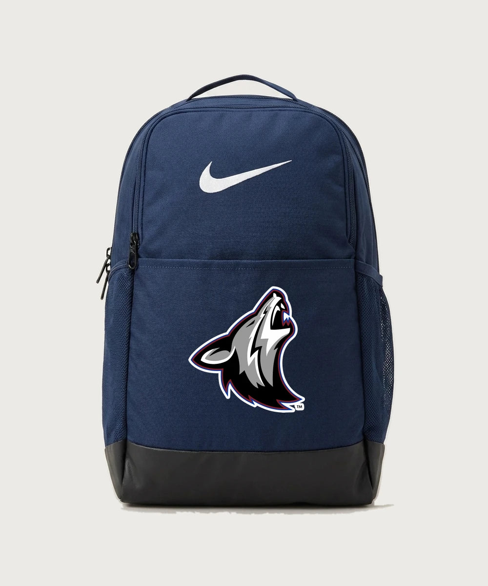 Heron Lake-Okabena High School Football (Boys) - Midnight Navy Nike Brasilia Medium Backpack NKDH7709