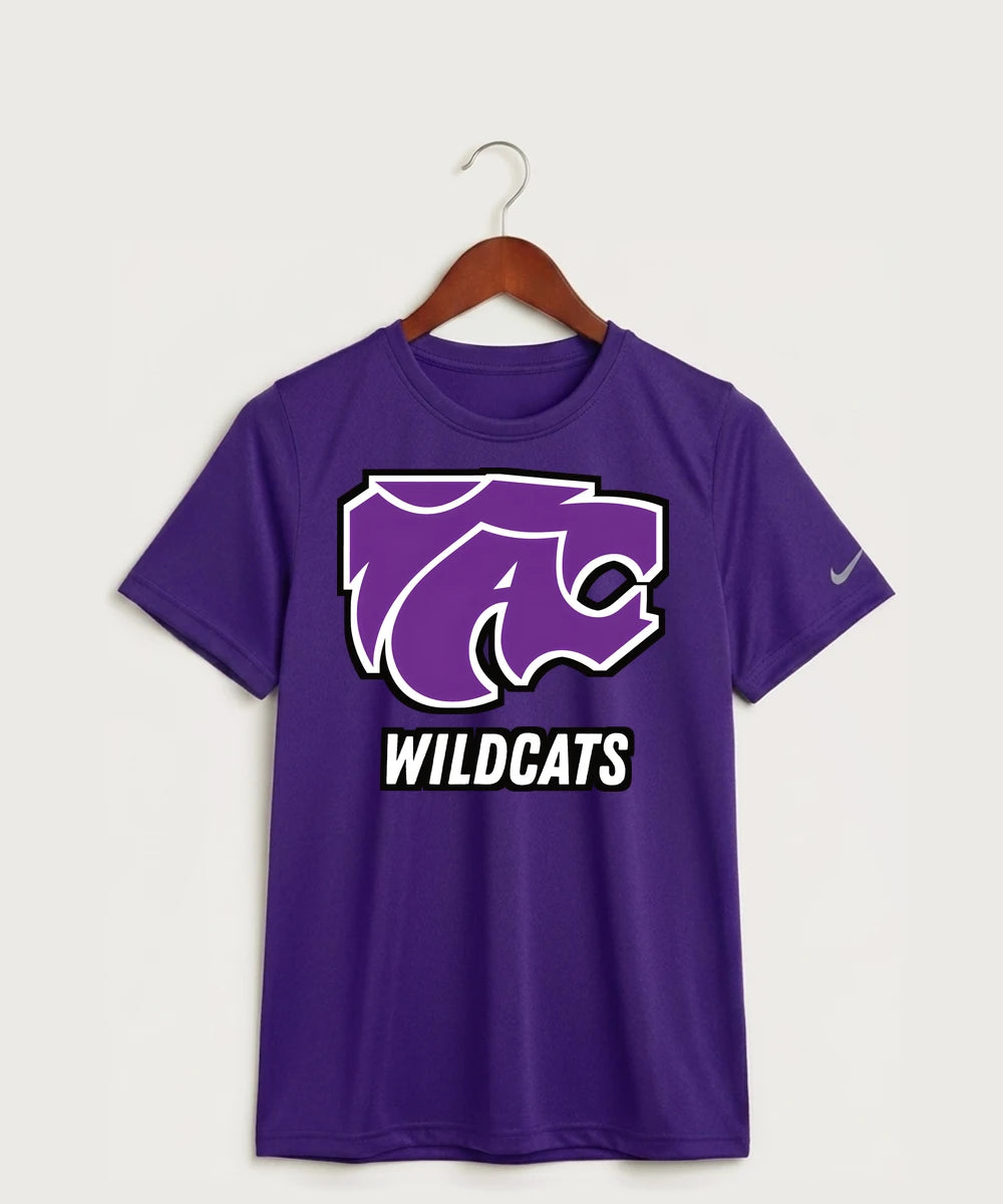 Axtell High School Basketball (Girls) Team Store - Court Purple Nike Youth Swoosh Sleeve rLegend Tee NKDX8787