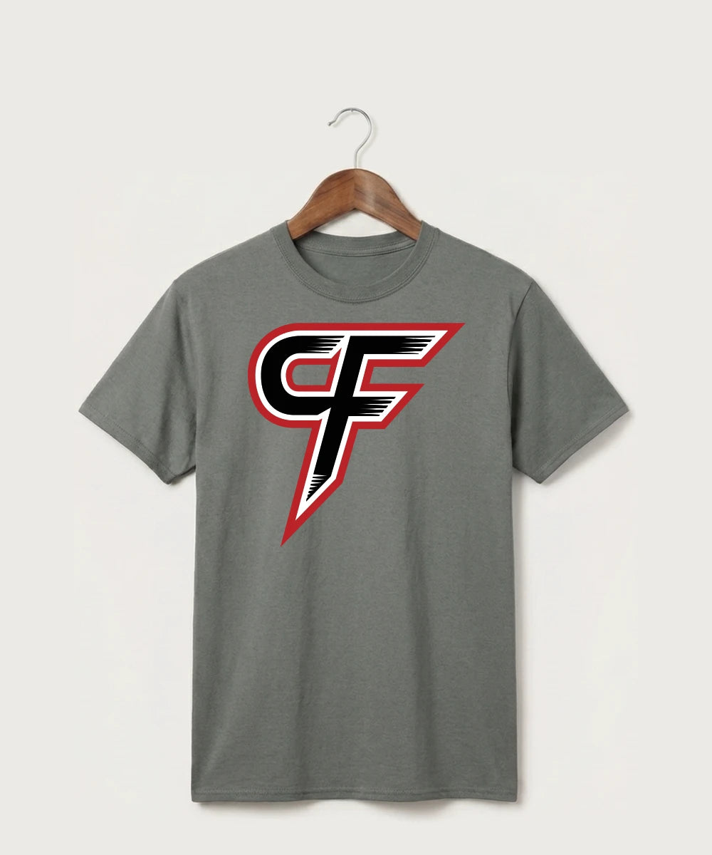 Cannon Falls High School Volleyball (Girls) - Medium Grey Port & Co Core Cotton Tee. PC54
