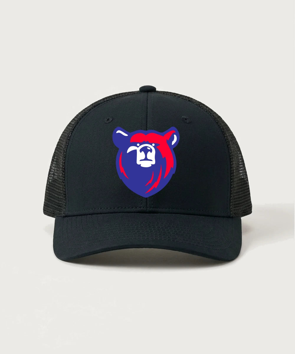 Bertha Hewitt High School Football (Boys) - Black/ Black Sport-Tek Club Trucker Cap STC46