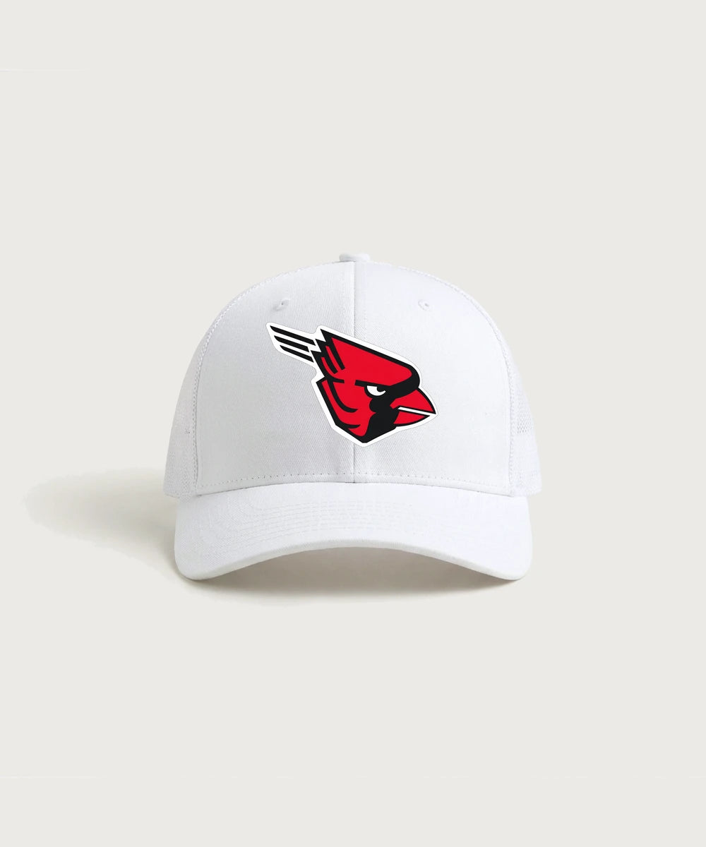 GF E2E Test 02 Track and Field - White/ White Sport-Tek Club Trucker Cap STC46